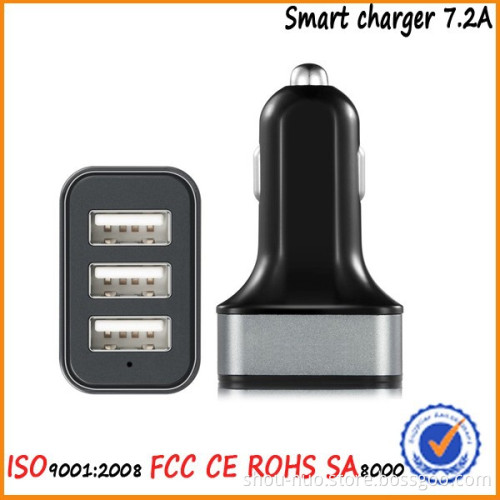 Universal triple 3 USB Car Charger for Htc ONE M8, Samsung Galaxy S5,apple iphone6 plus usb charger